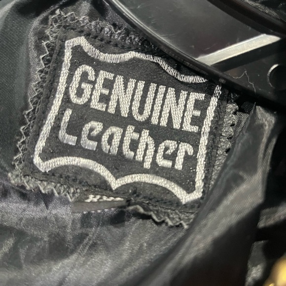 Black Leather Jacket Size XXL. New and Heavy - Picture 5 of 6